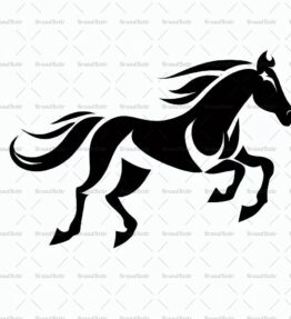 Galoppierendes Pferd